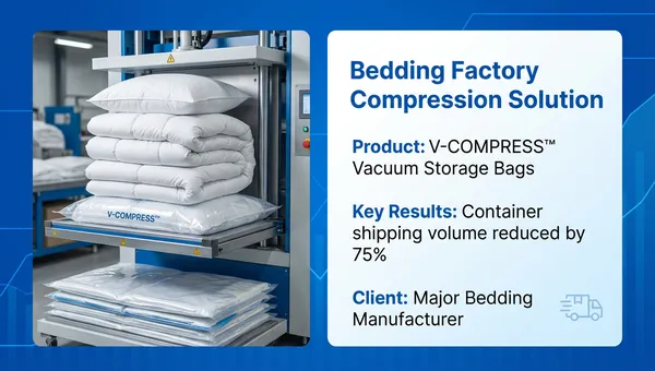 Textile vacuum compression case